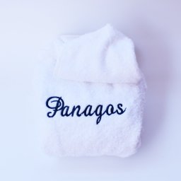 Μπουρνούζι παιδικό με κέντημα