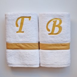 Μπουρνουζοπετσέτα 100*150 με φάσα – Lydia με κέντημα