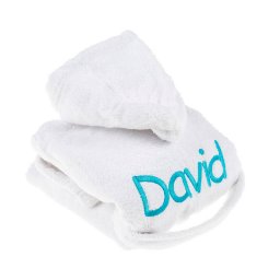 Μπουρνούζι παιδικό με κέντημα