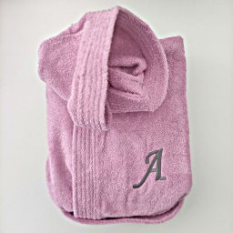 Μπουρνούζι χρωματιστό ενηλίκων – Harri με κέντημα