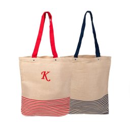 Marine style bag με κέντημα