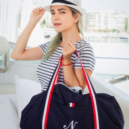 French Style bag με κέντημα