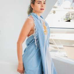 Πετσέτα – Παρεό Θαλάσσης 90*170 με κέντημα