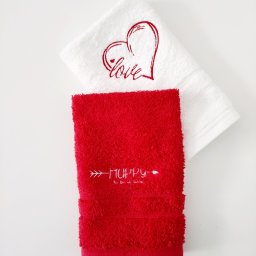 Σετ 2 πετσέτες χεριών με κέντημα