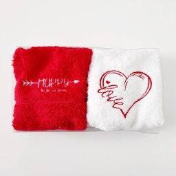 Σετ 2 πετσέτες χεριών με κέντημα