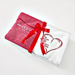 Σετ 2 πετσέτες χεριών με κέντημα