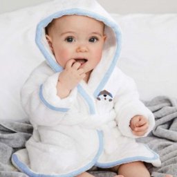 Μπουρνούζι παιδικό με κέντημα