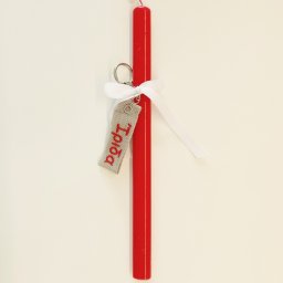 Glossy Λαμπάδα με κέντημα