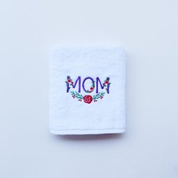 Πετσέτα προσώπου για την μητέρα με κέντημα
