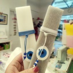 Evil eye Λαμπάδα