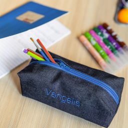 L βαρελάκι Τζιν κασετίνα με κέντημα