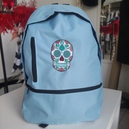Happy backpack με κέντημα