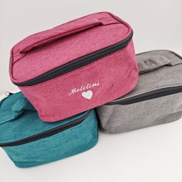 Cosmetic bag με κέντημα