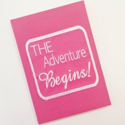 Σημειωματάριο 15*20 με κέντημα