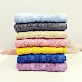 Χρωματιστή πετσέτα προσώπου 50*100 με κέντημα