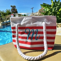 Marine Bag με κέντημα