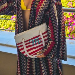 Marine Bag με κέντημα
