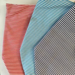 Thin Stripes Bag με κέντημα