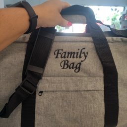 Travel bag με κέντημα