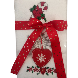 Σετ 3 πετσέτες χεριών με κέντημα.