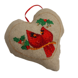 Μαξιλαράκι στολίδι με κέντημα