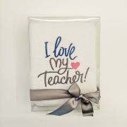 Πετσέτα με κέντημα για τον δάσκαλο