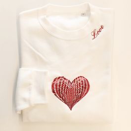 Φούτερ LOVE με κέντημα
