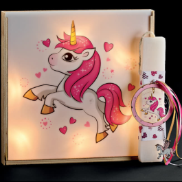 Λαμπάδα Ρομαντικές με φως